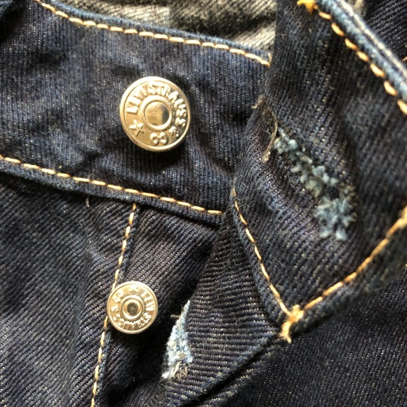 LEVI STRAUSS & CO.] Retro Wide leg Denim Jean - Picture 9 of 14